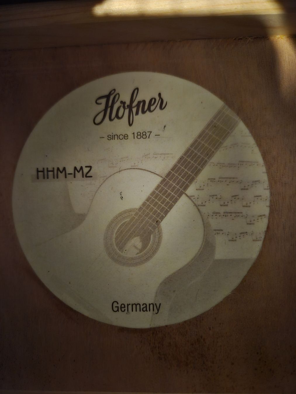 Höfner Strumenti musicali: guitare hofner hhm-mz – Usato da Marly venduto da max137 1