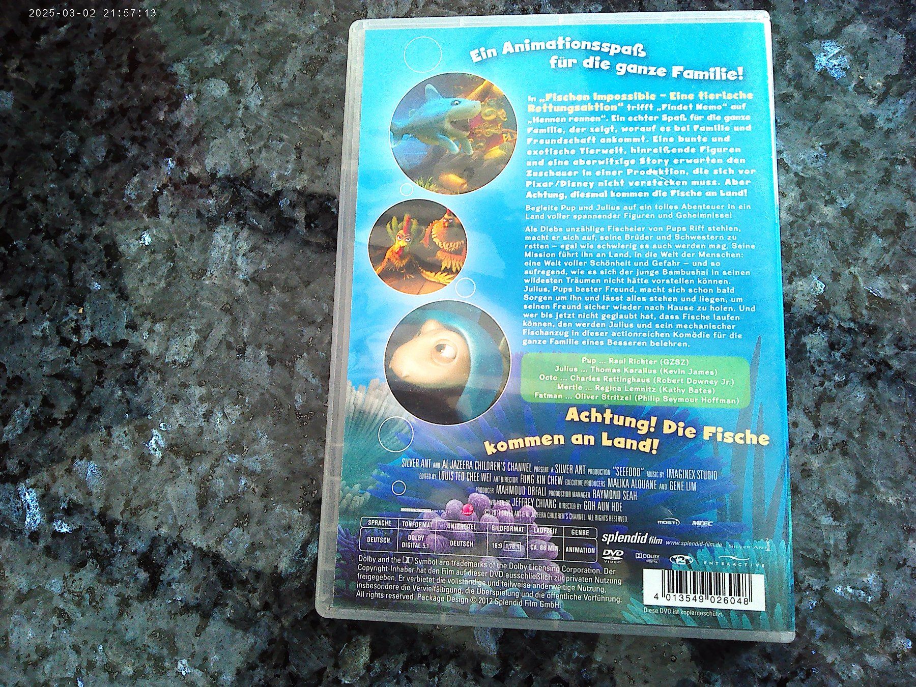 Tutti i DVDs: DVD : Fischen Impossible - Eine Tierische Rettungsaktion – Usato da reitnau venduto da Sib7 1