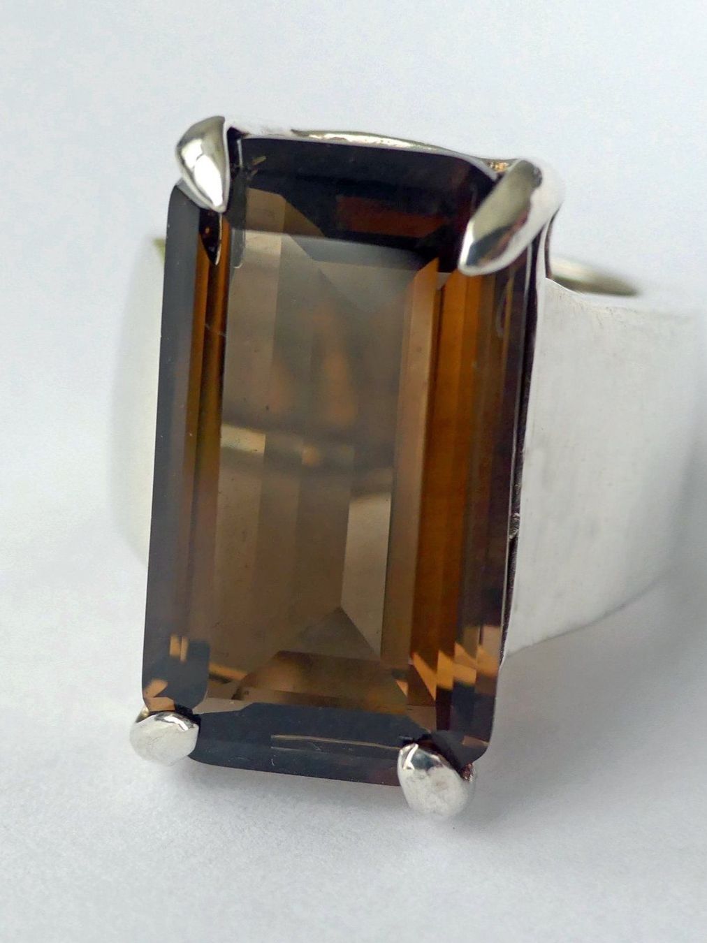 Anelli: Ring mit Rauchquarz – Usato da Matten b. Interlaken venduto da kero71 5