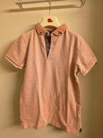 rosa Polo Gr. 134 - wie neu