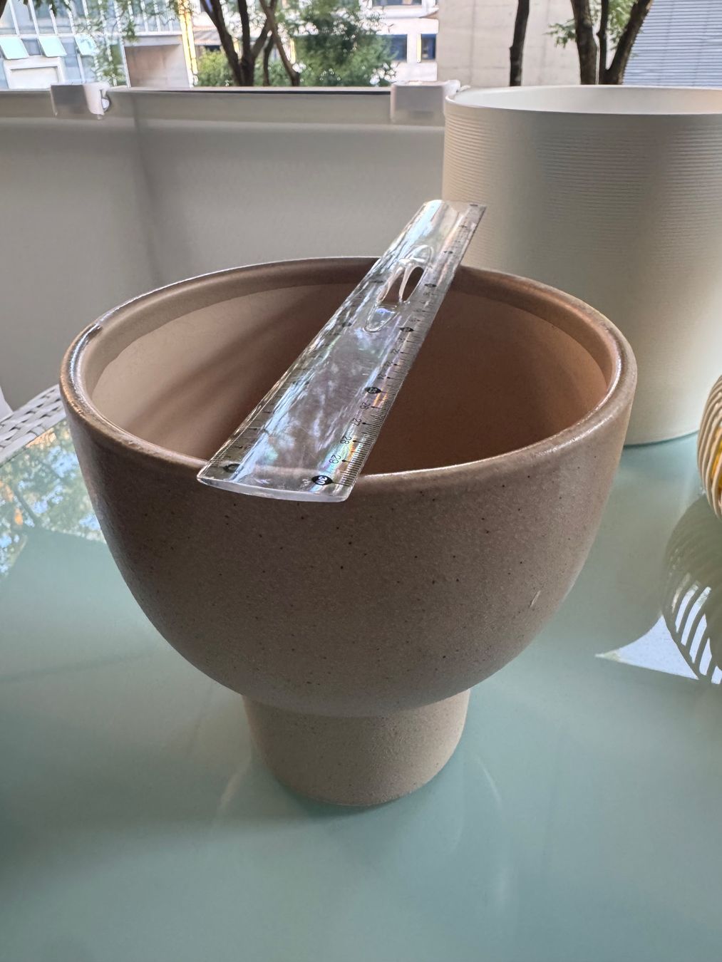 Vase & Récipients: Vase Keramik beige neu – D'occasion à zürich par Bailey17 4
