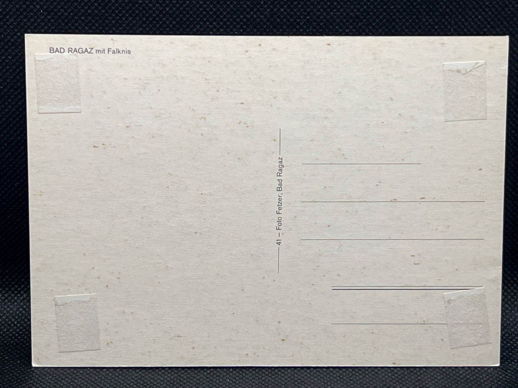 Cartoline postali: Bad Ragaz mit Falknis – Usato da Widnau venduto da Brusi9 1