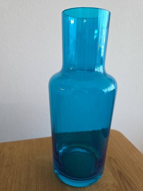 Vasi & Recipienti: Vase aus Glas, türkis/blau – Usato da Urtenen-Schönbühl venduto da sandrabern01