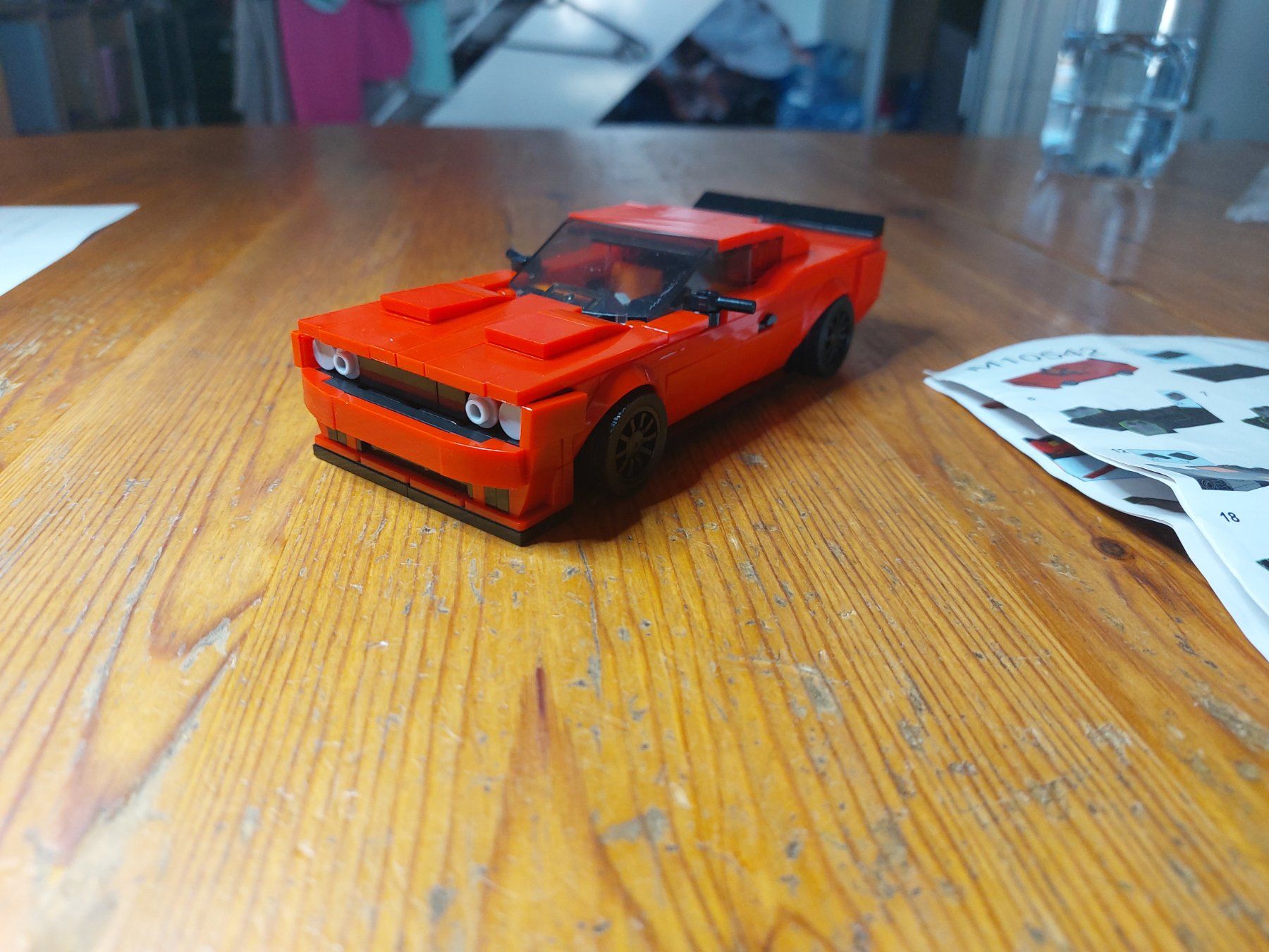 Jeux de construction: Dodge Challanger Hellcat MOC zusammengebaut – Neuf (Voir description) à Roggwil BE par zoeri46