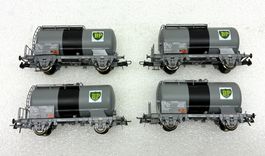 Roco H0= 4x Kesselwagen BP SBB 693-3 | 692-5 BP Zürich
