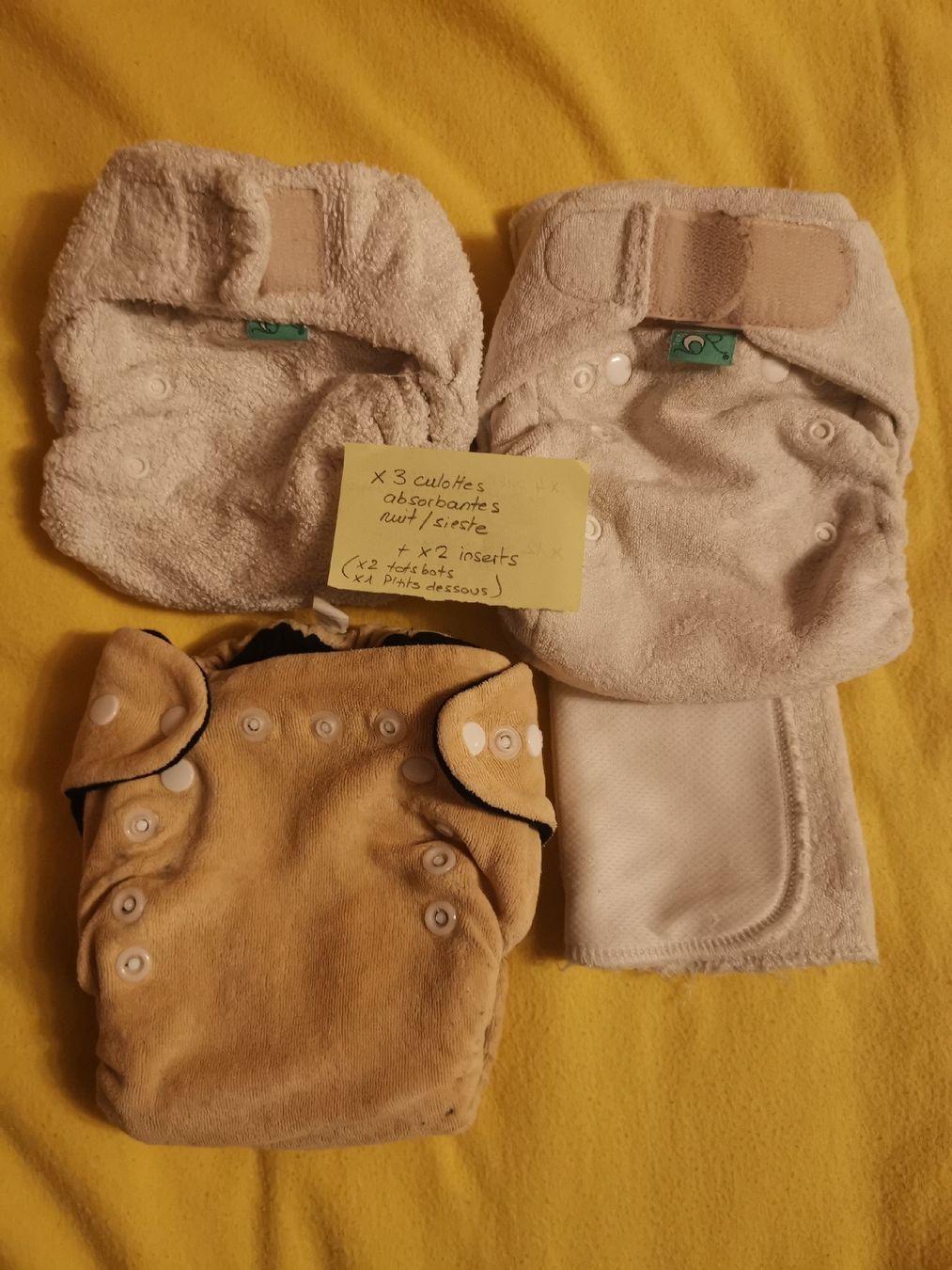 Secchi per pannolini & Pannolini: Lot varié de couches lavables – Usato da Cordast venduto da Kimojp 4