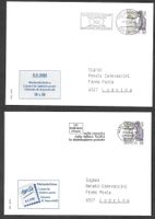 FDC 738H1 + 738H2 aus Markenheft 1988 ET 8.9.1988