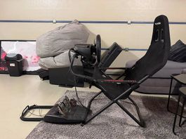 Playseat Challenge + Logitech G29 + Pedale + Schalthebel