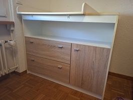 Wickelkommode LxTxH 117.5x68 (38.5)x 91