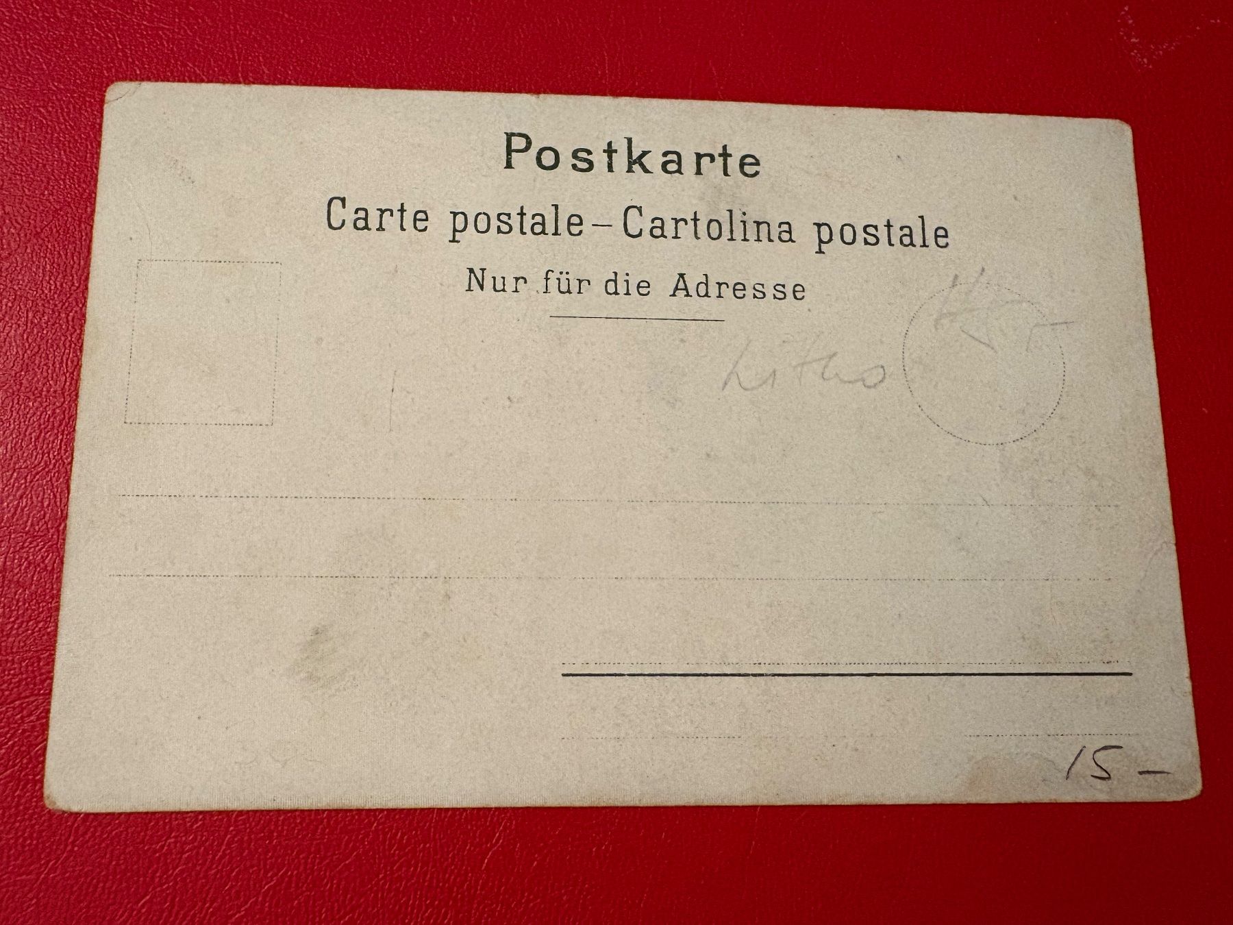 Cartoline postali: LITHO : Bündnermädchen in der via mala – Usato da St-Légier-Chiésaz venduto da Theo006 1
