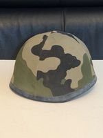 Ancien casque militaire OTAN 1979 camouflage