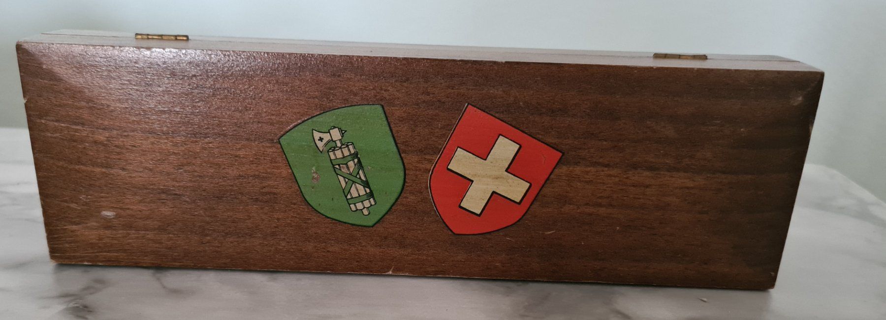 Altro in Scrittura & Disegno: Antike Stiftebox/Griffelschachtel Holz – Usato da Winterthur venduto da bibummi