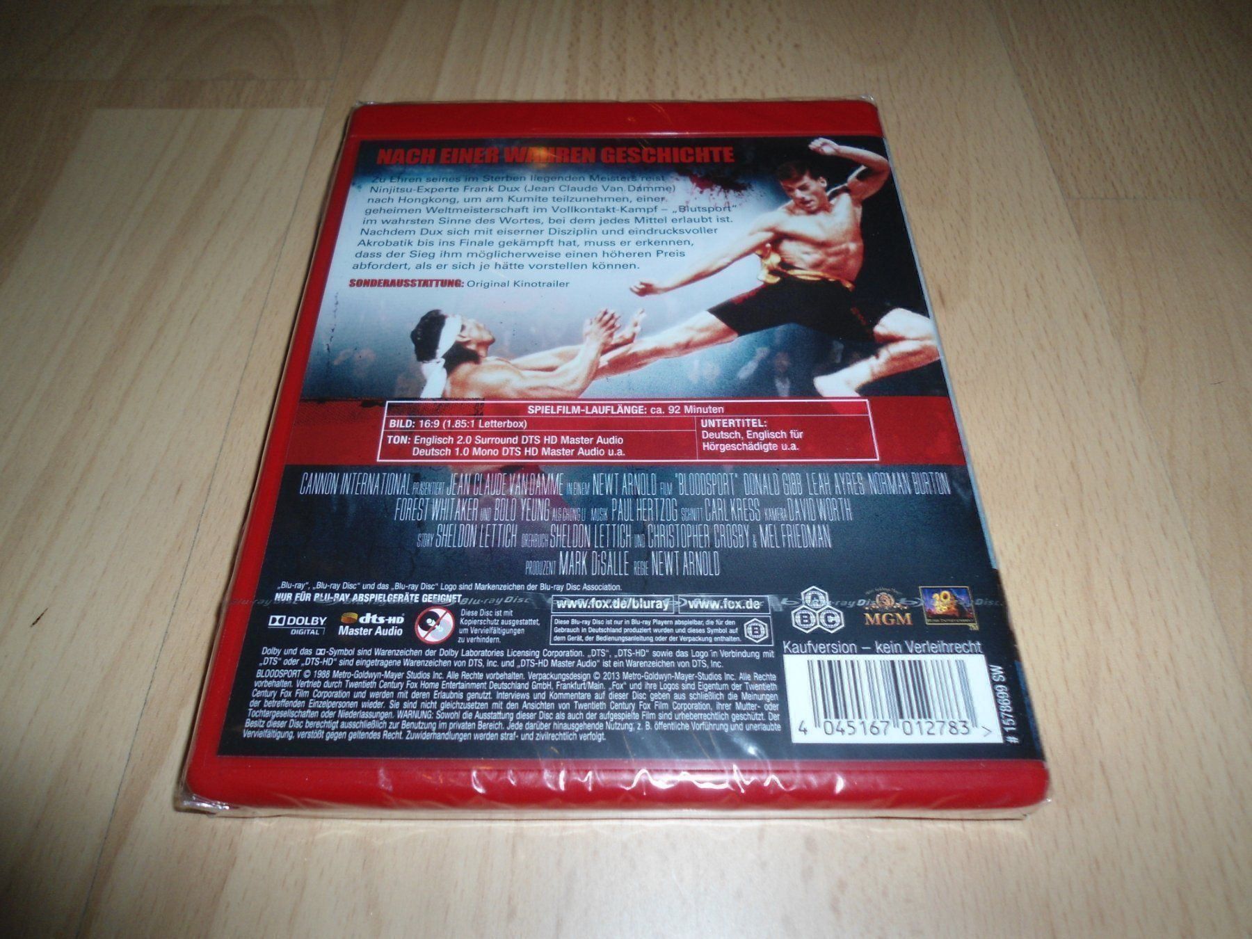 Tutti i DVDs: Bloodsport - BLU-RAY - UNCUT – Nuovo e nell'imballaggio originale da Basel venduto da havsok 1