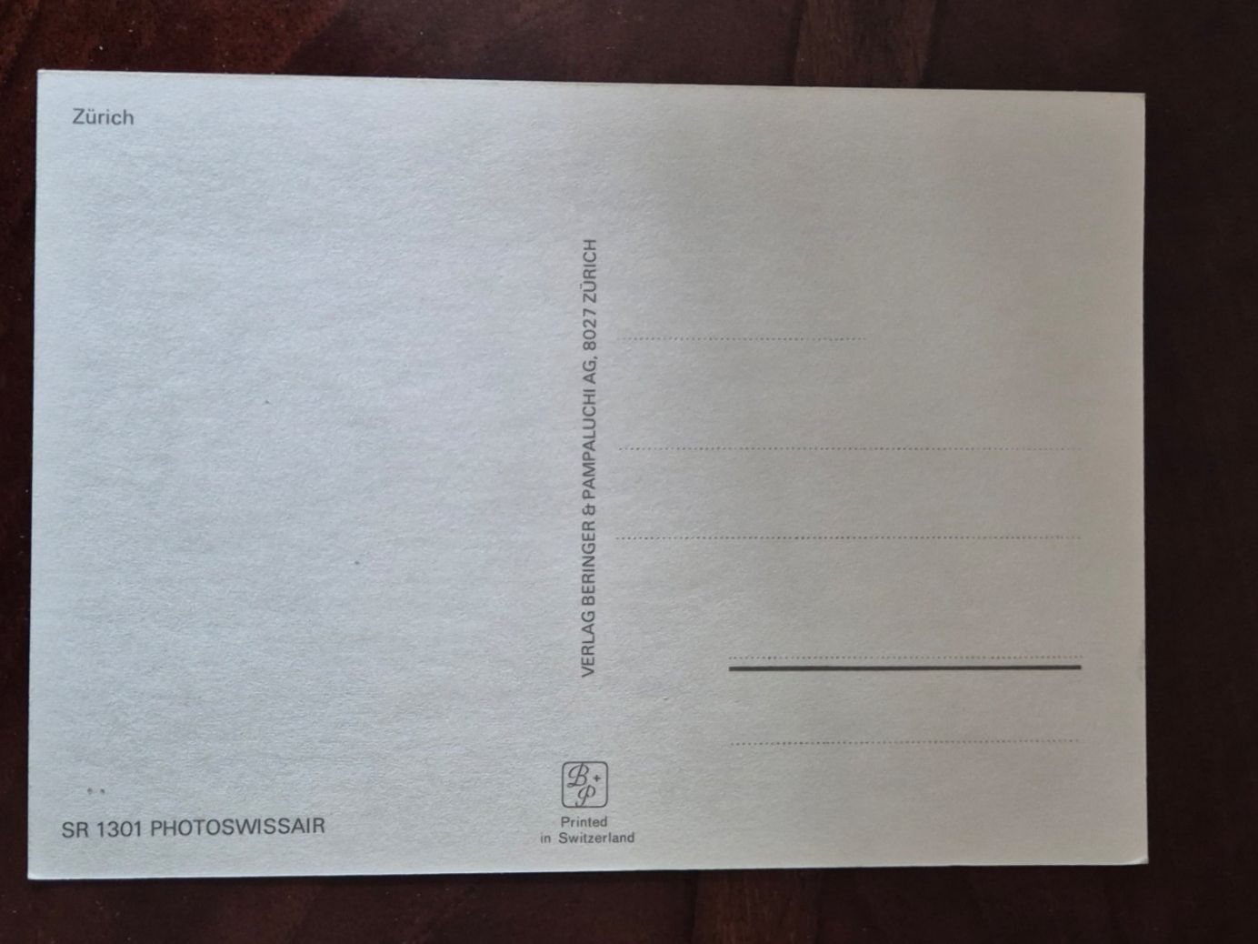 Cartoline postali: Ansichtskarte Zürich – Usato da Riehen venduto da Gatzgi 1