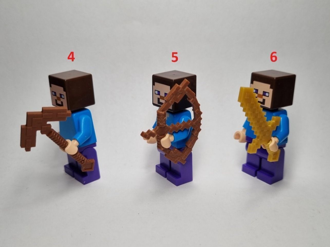 Lego Kit di costruzioni: LEGO Minecraft min009 Steve mit Werkzeug/Waffe – Usato da Basadingen venduto da NekoBricks 5