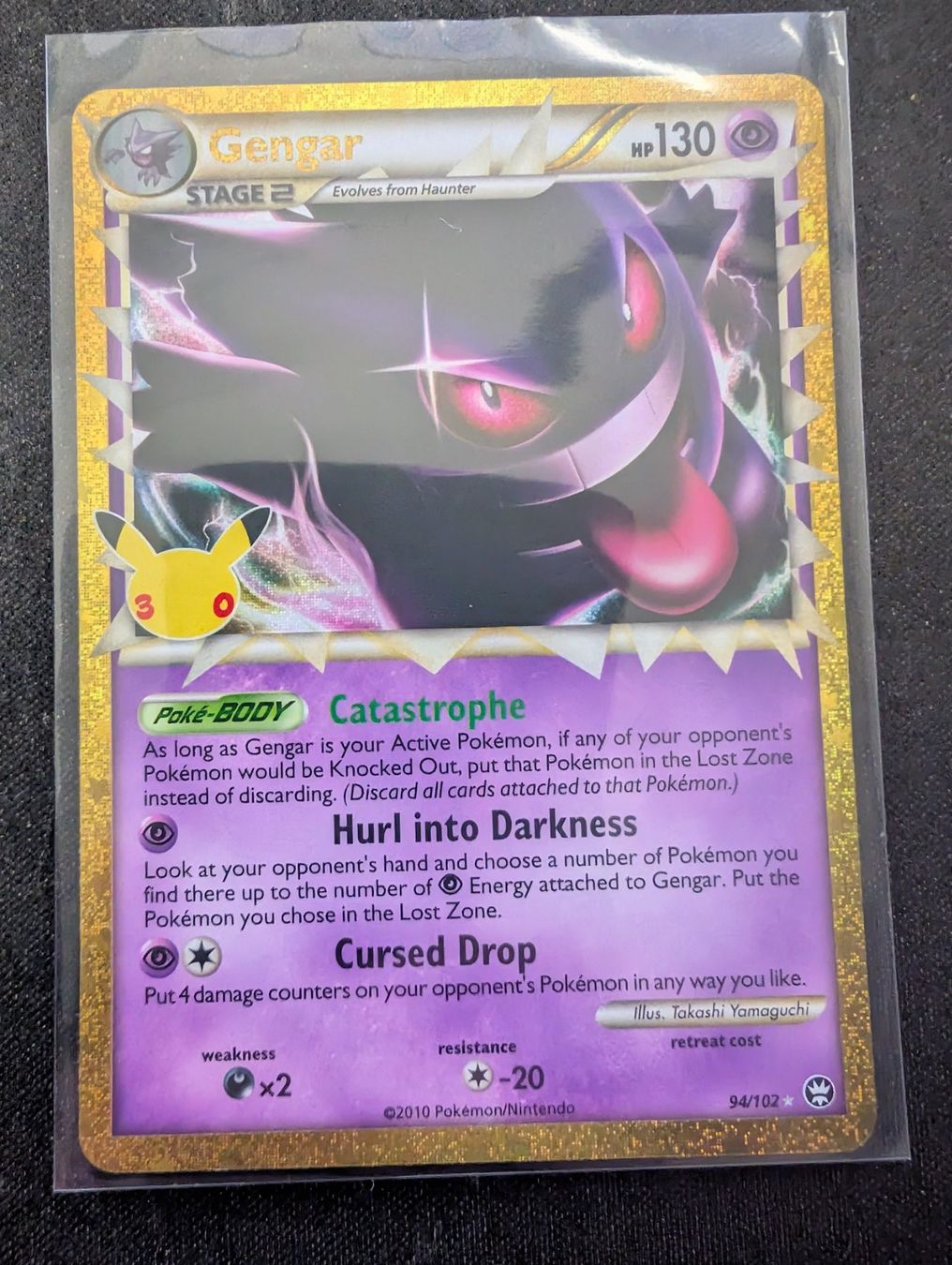 Pokémon Carte collezionabili: 30th Celebrations Gengar Prime ENG – Nuovo e nell'imballaggio originale da Lostorf venduto da sam_g5t9 1