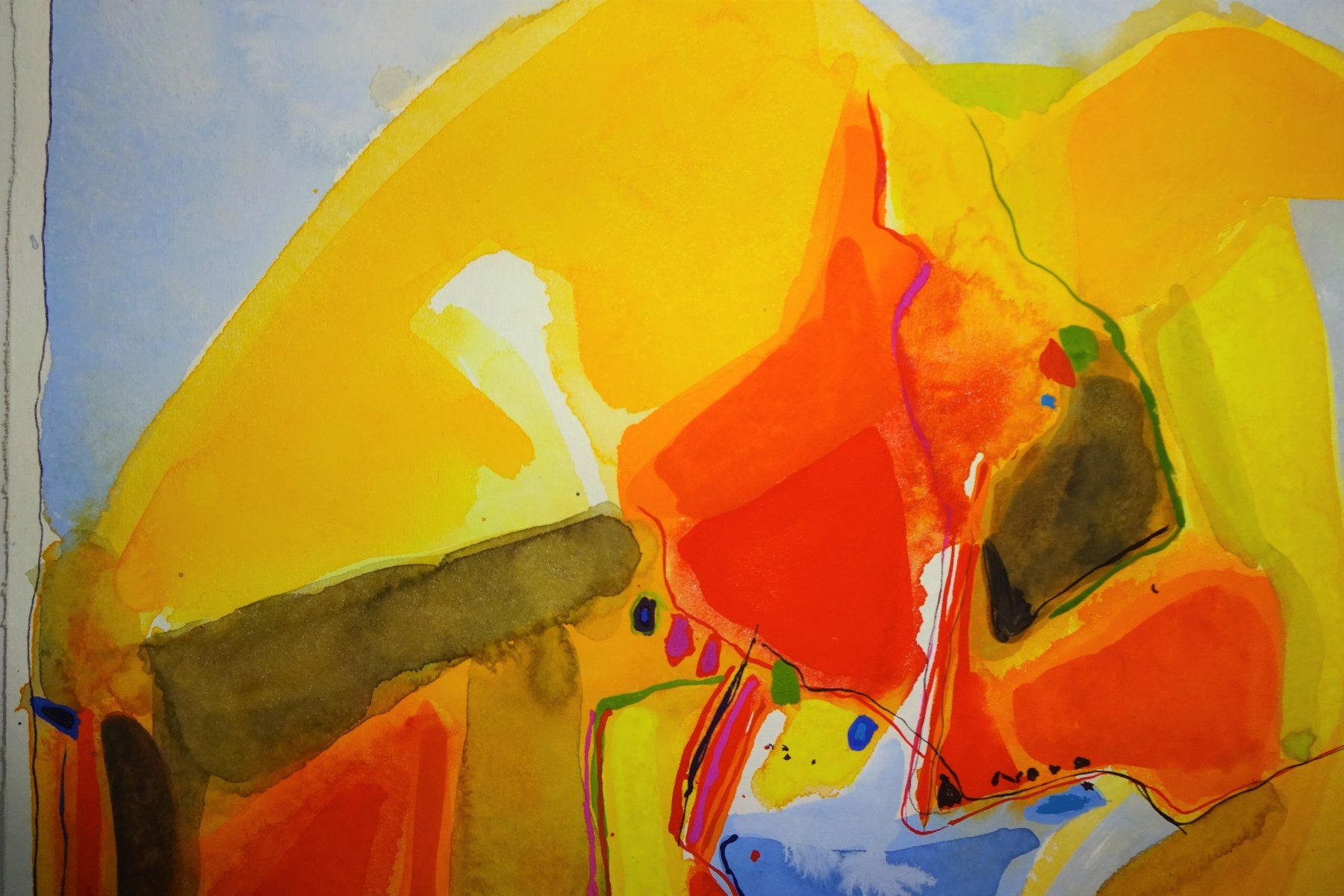 Dipinti: Original Gouache Gemälde – Usato da Zürich venduto da kunstkreis 2