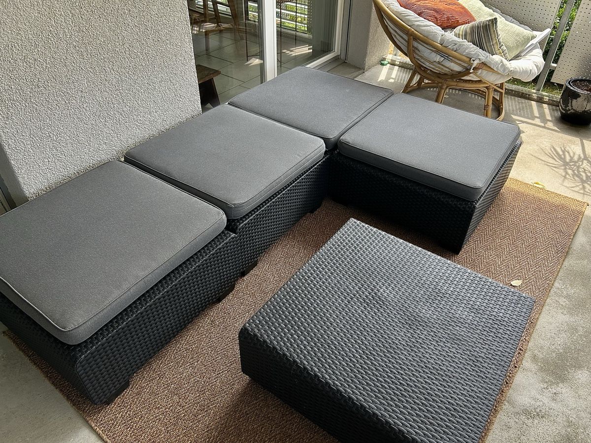Hocker: Gartenhocker-Set – Neu (gemäss Beschreibung) aus Dättwil AG von terez_kaa