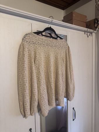 Zebra Langarmshirt in Beige Grösse L guter Zustand