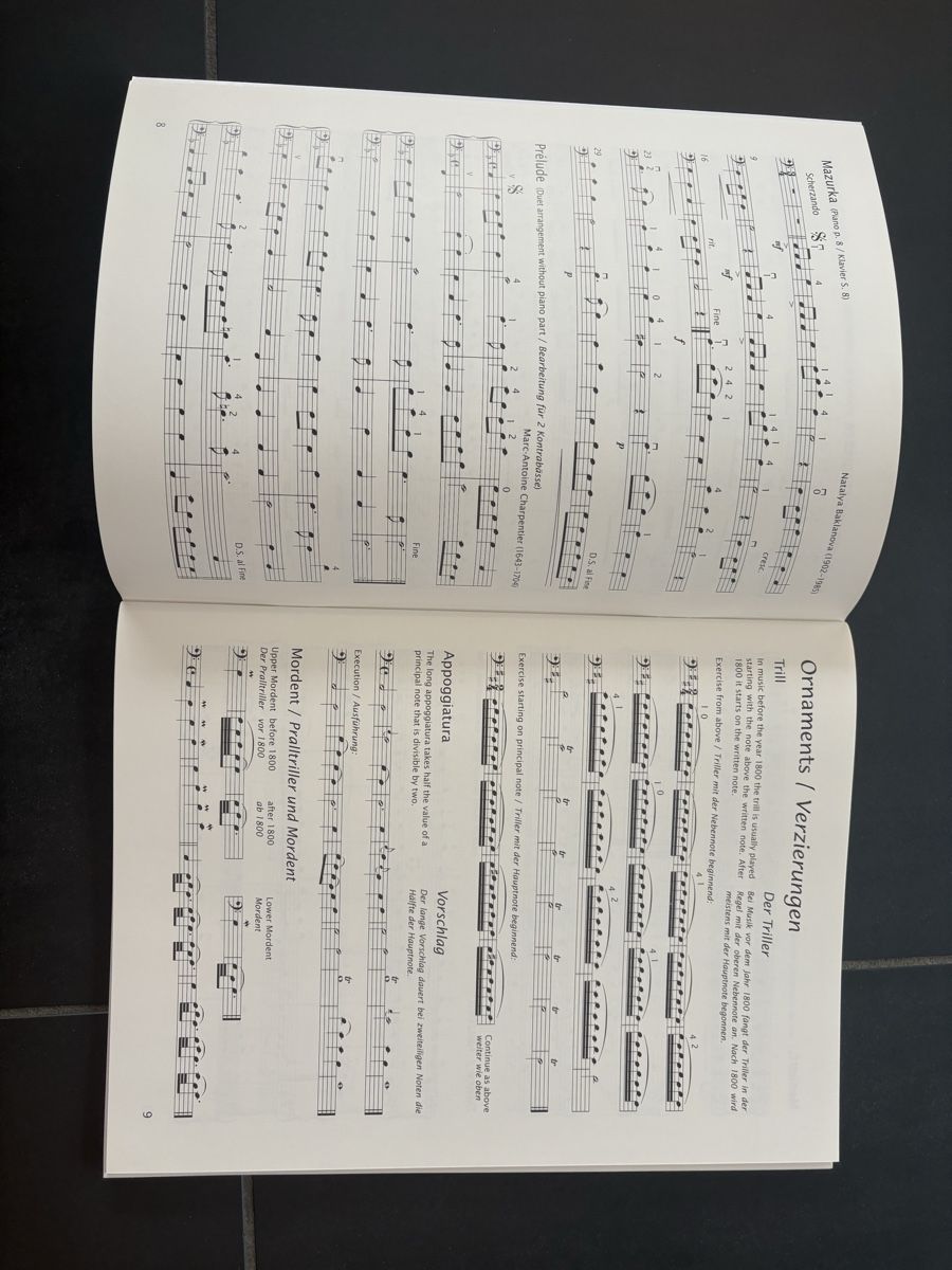 Libri: Musiknoten Kontrobass – Nuovo (secondo la descrizione) da Knonau venduto da ReMaaaan 3