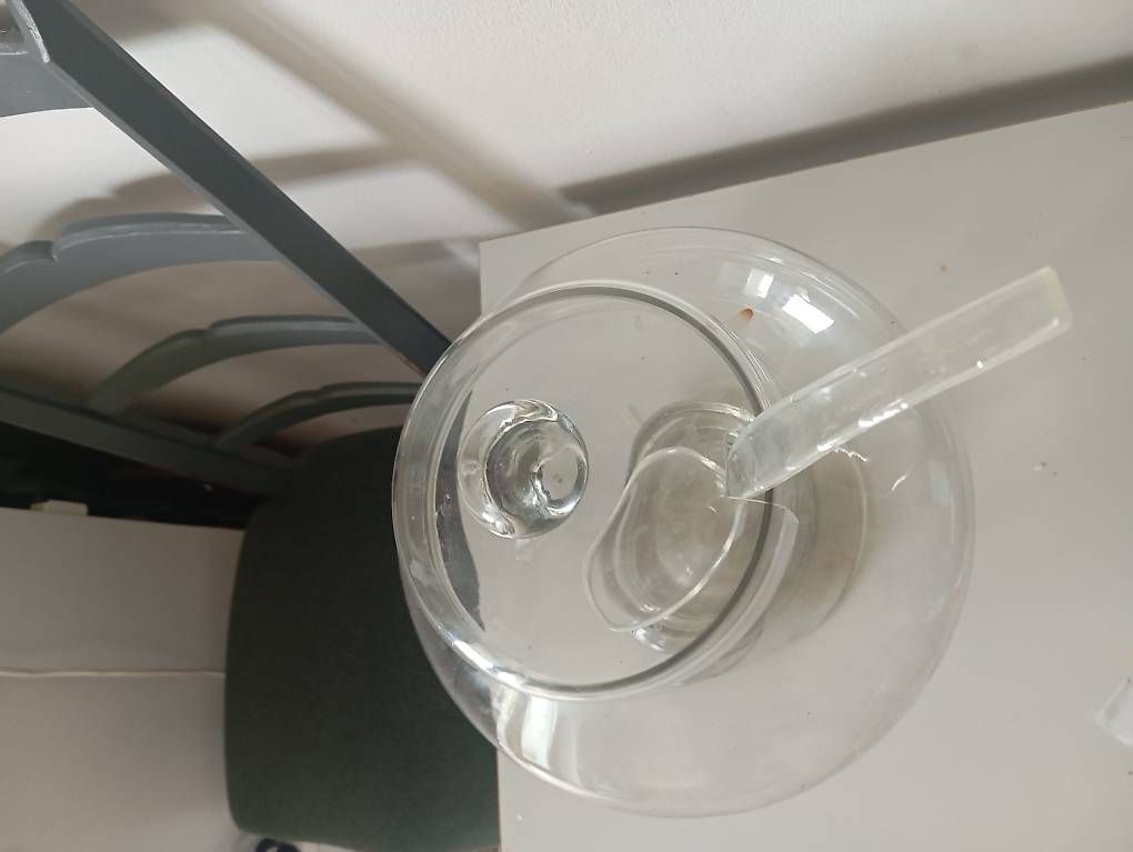 Bicchieri: Bowle Glas Schale mit Löffel und Deckel gebraucht – Usato da Basel venduto da Petergunn 1