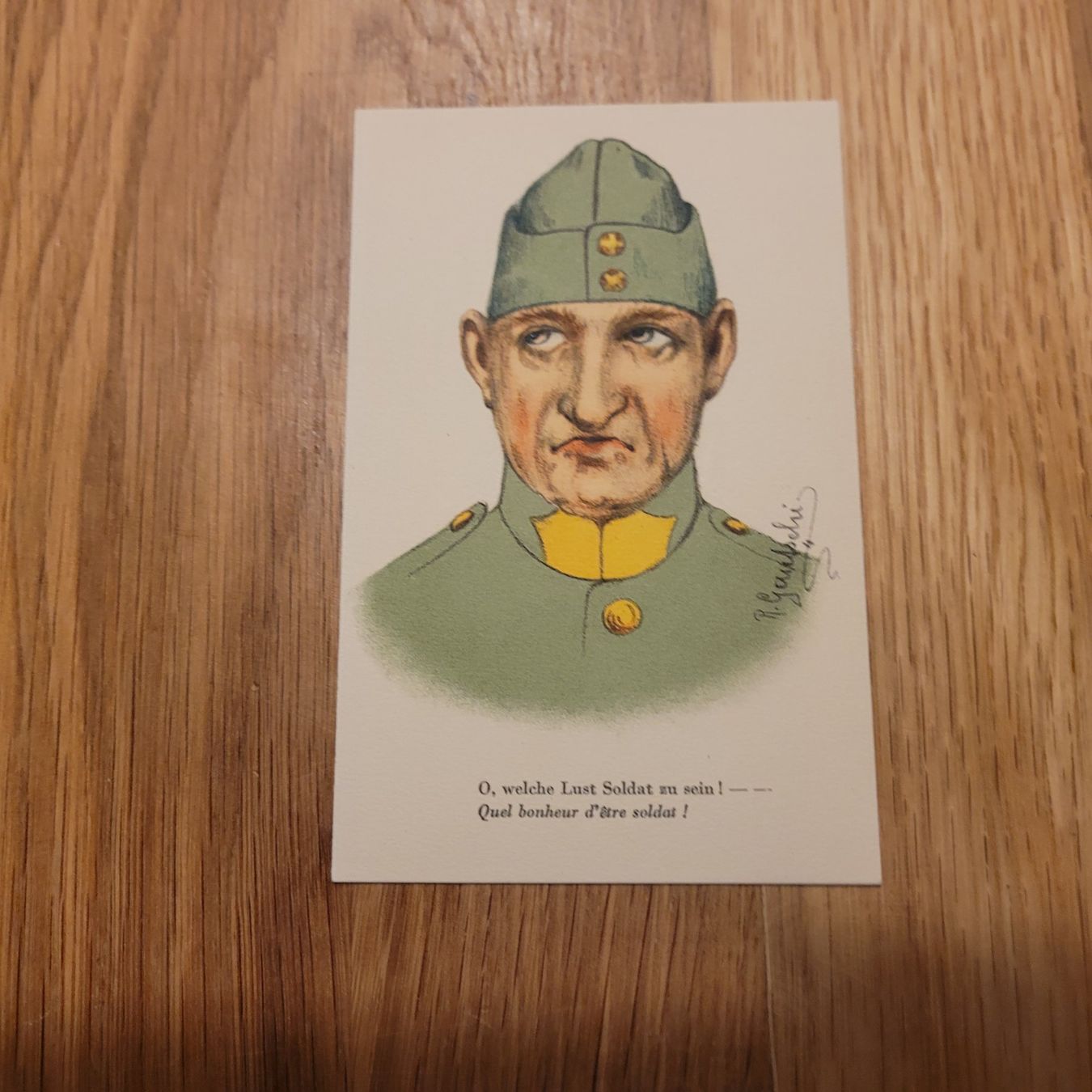 Cartoline postali: Carte Postale AK Militär – Usato da Biel/Bienne venduto da Destockweb