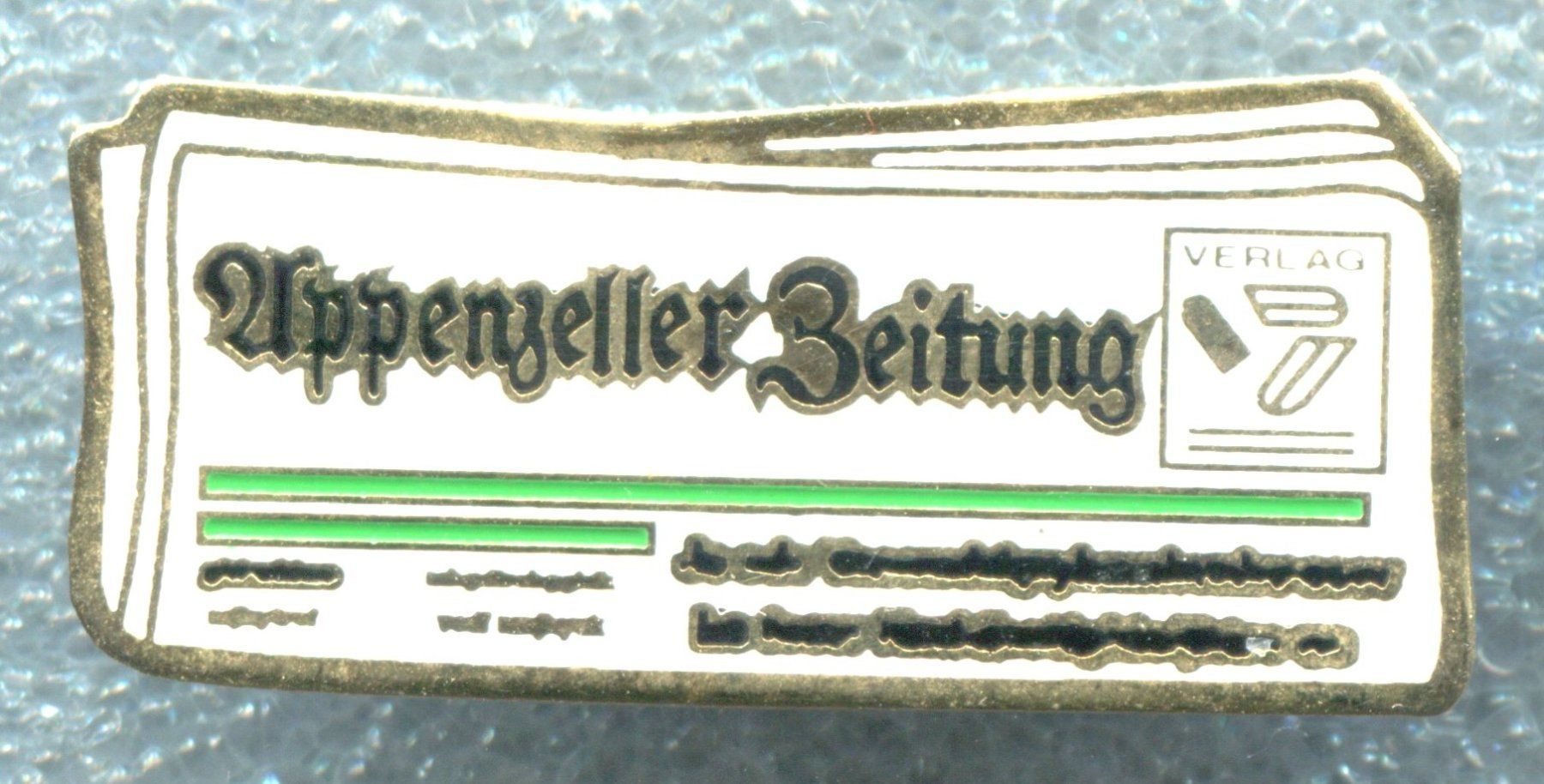 Plaketten & Abzeichen: Appenzeller Zeitung – Gebraucht aus Winterthur von Sammleroase