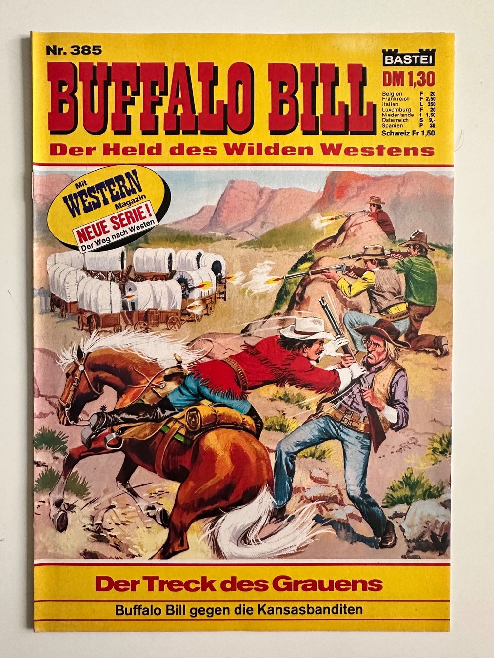 Fumetti: BUFFALO BILL NR. 385 - ZUSTAND 1-2 – Usato da Münsingen venduto da Ganjam 1