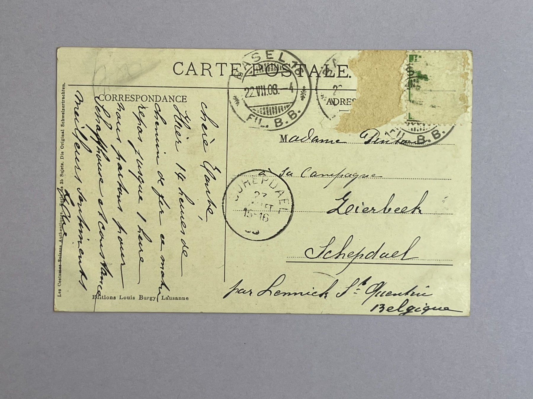 Cartes postales: Appenzell - Inner-Rhoder-Senn – D'occasion à Steg VS par danwer74 1