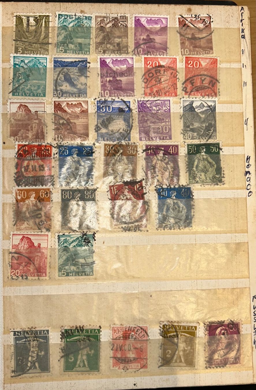 Alle Briefmarken: Briefmarkensammlung – Gebraucht aus Riehen von Rodiba 2
