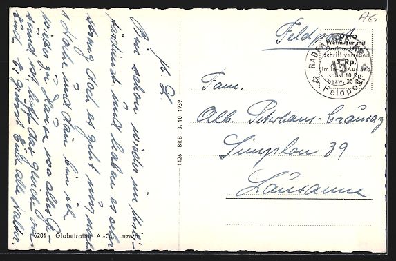 Cartoline postali: AK Aarau, Kaserne – Usato da Berlin venduto da bartko-reher 1