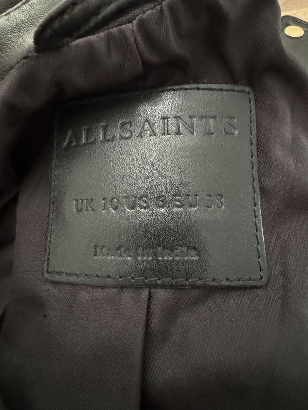 Zalando Jacken: Lederjacke schwarz GR.38 – Gebraucht aus Thun von kth_ng29 3