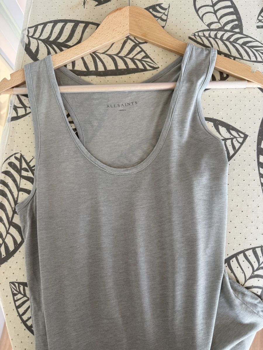 Allsaints Top: ALLSAINTS Modal Silk Top grey size S – Usato da zug venduto da Inaar 3