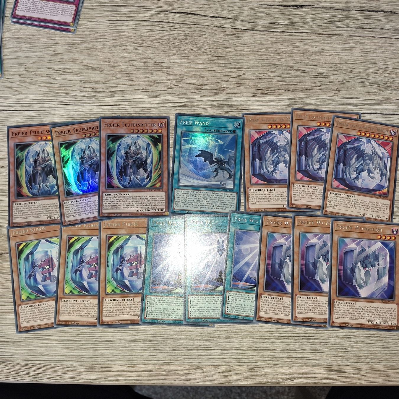 Yugioh Carte collezionabili: yugioh Freie Welt  – Nuovo (secondo la descrizione) da Escholzmatt venduto da roy_gvc8