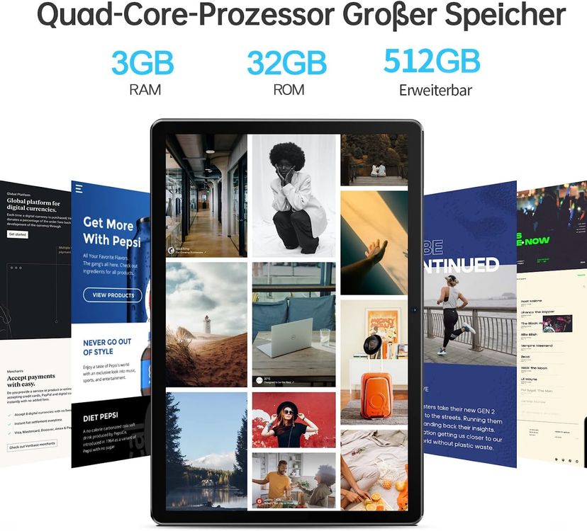 10 Zoll Android 11 Tablet Dual Kamera WiFi Tablet Quad Core Kaufen