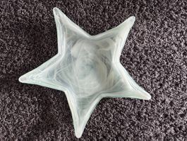 Glasschale / sternförmig