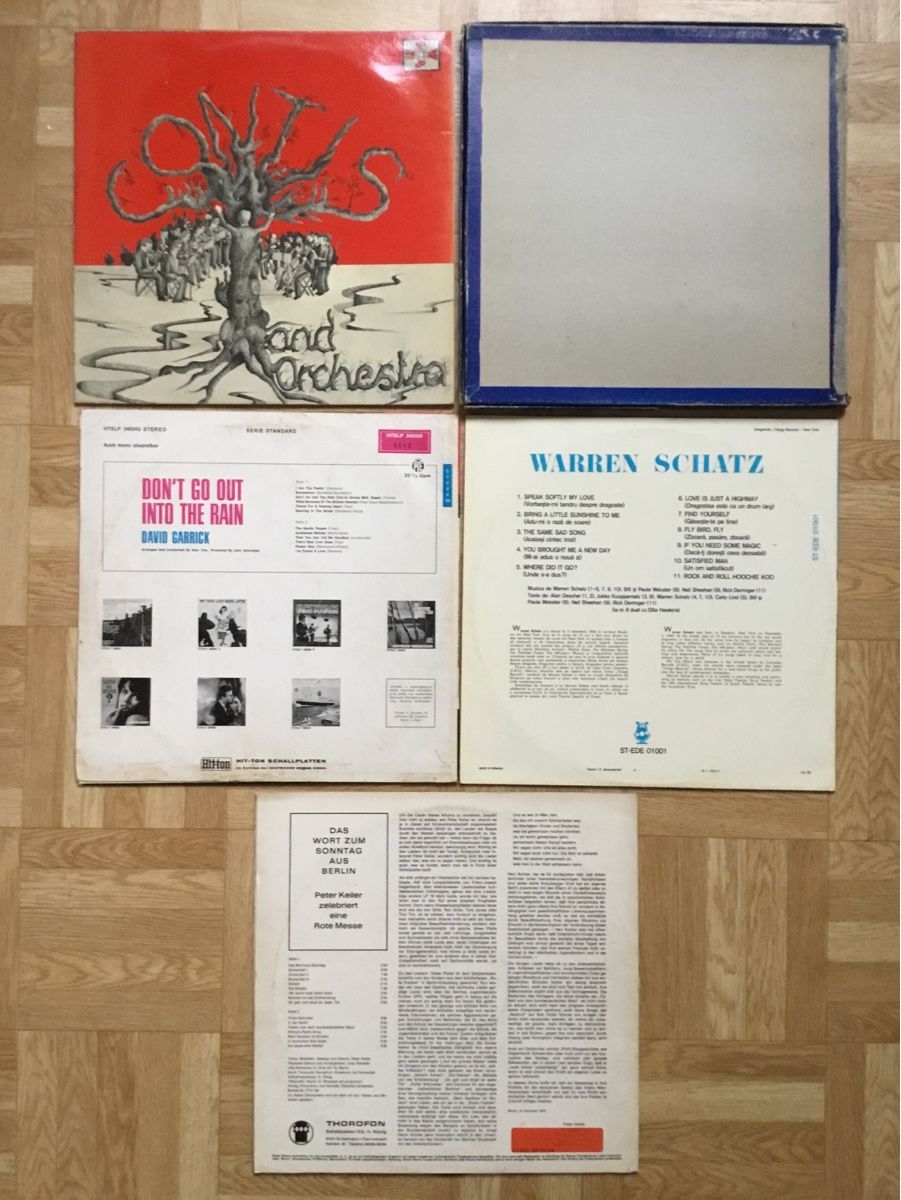 Dischi in vinile: Contis, Peter Keiler, Bob Dylan, Waren Schatz, David Garrick – Usato da Kreuzlingen venduto da Schuggerman 1