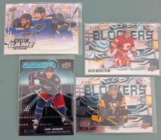 4x Upper Deck Allure Inserts – Runways / Blockers / Game Sti