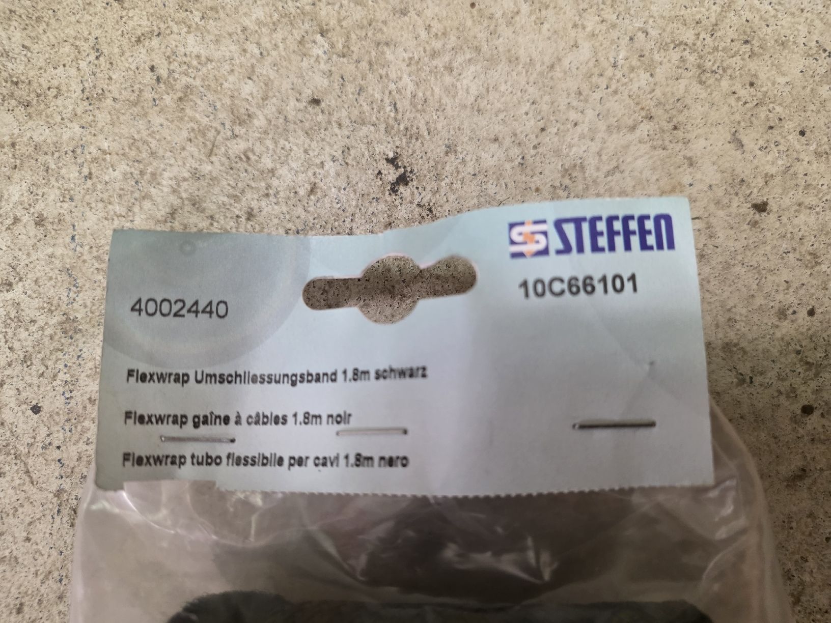 Nastri decorativi: Steffen Flexwrap Umschlingungsband 1.8m schwarz neu – Nuovo e nell'imballaggio originale da Bad Zurzach venduto da Schaeubli-Group 1