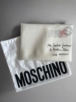 MOSCHINO Vintage Clutch „Letter Bag“ Sammlerstück aus Leder