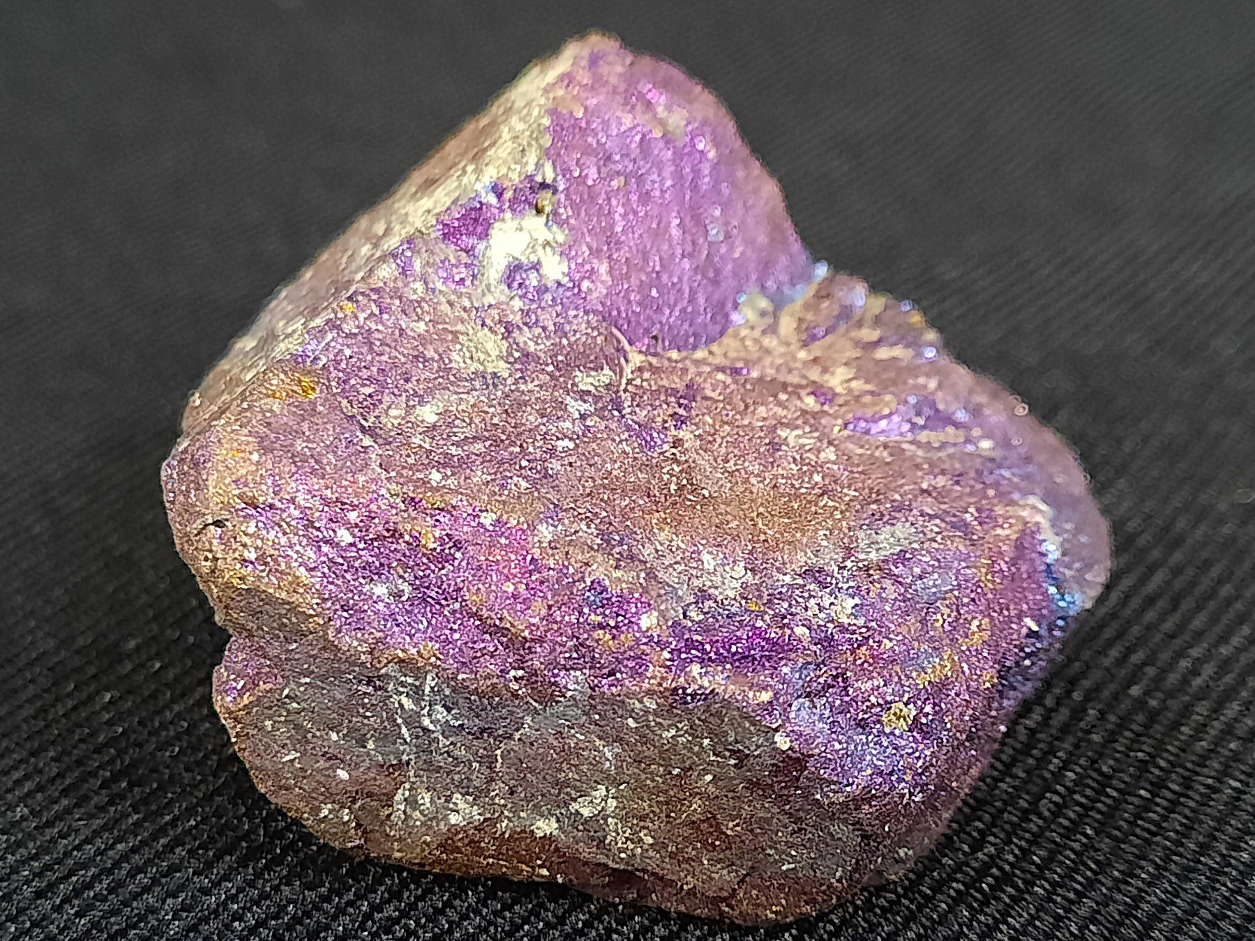 Minerali & Pietre curative: Almandin, Chalkopyrit und Fluorit-Kristall – Usato da Beinwil am See venduto da Restwert_Beinwil 5