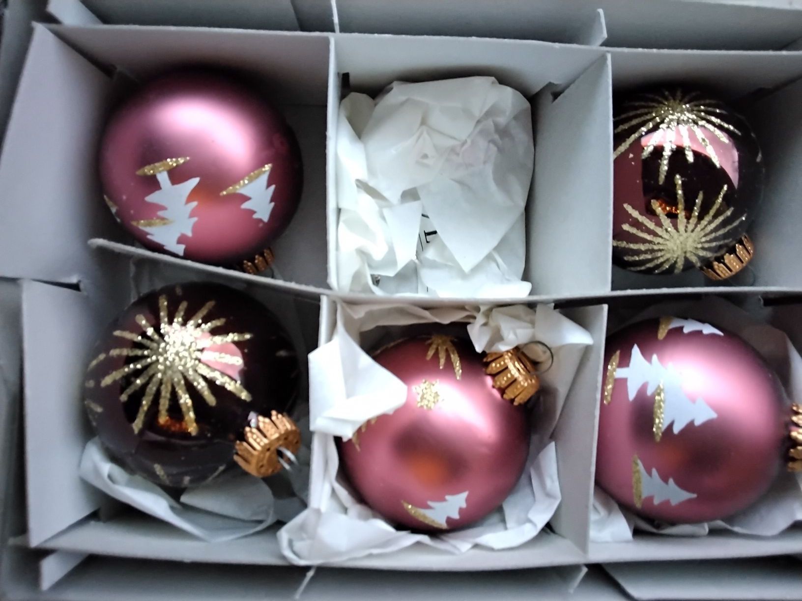 Tutte le decorazioni: 5 WEIHNACHTS BAUM KUGELN – Usato da Biel/Bienne venduto da dasi3 2