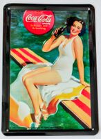 Coca-Cola Blechpostkarte (02)