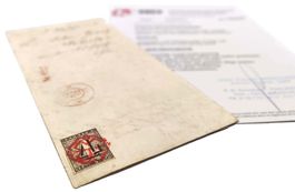 1843 Zürich 4 Brief Katalogpreis CHF 58'300.-