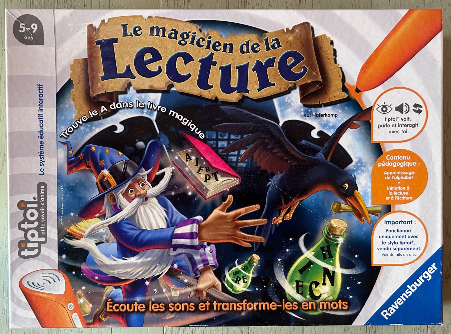 Ravensburger Spiele: Jeu éducatif tiptoi "Magicien de la lecture" - stylo inclus – Neu (gemäss Beschreibung) aus Chêne-Bougeries von Assouille