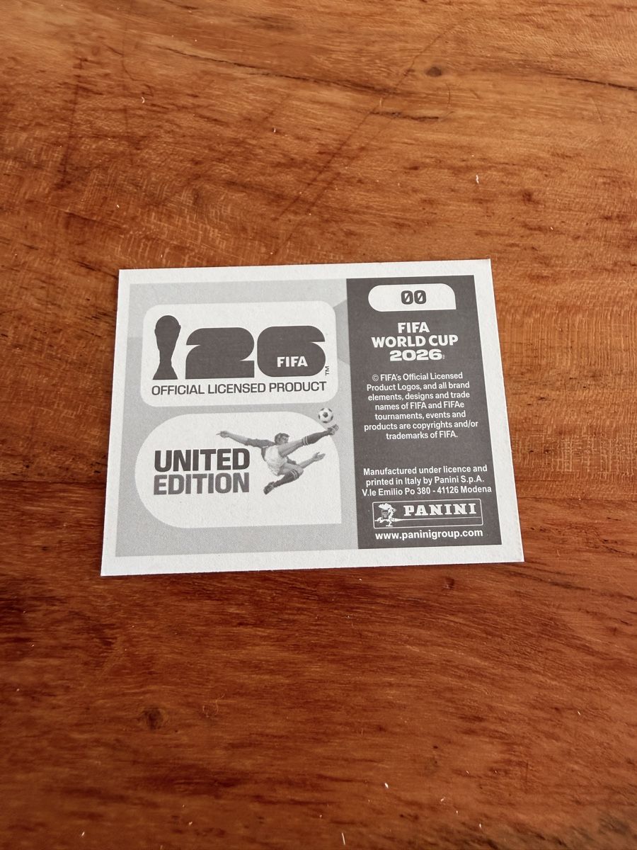 Panini Carte collezionabili: Panini 2026 sticker nummer 00 – Nuovo (secondo la descrizione) da Staufen venduto da J.sant 1