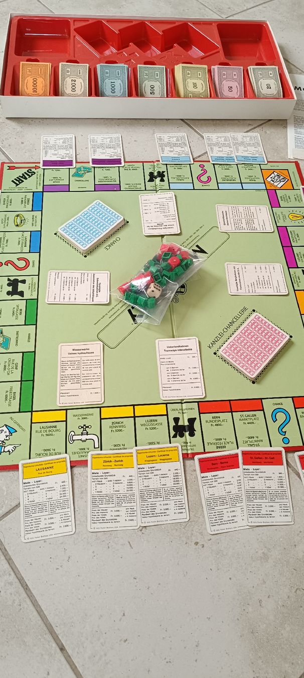 Parker Spiele: Monopoly Parker 1992 Brettspiel Schweizer Version gebraucht – Gebraucht aus Arbon von Gatto81 1