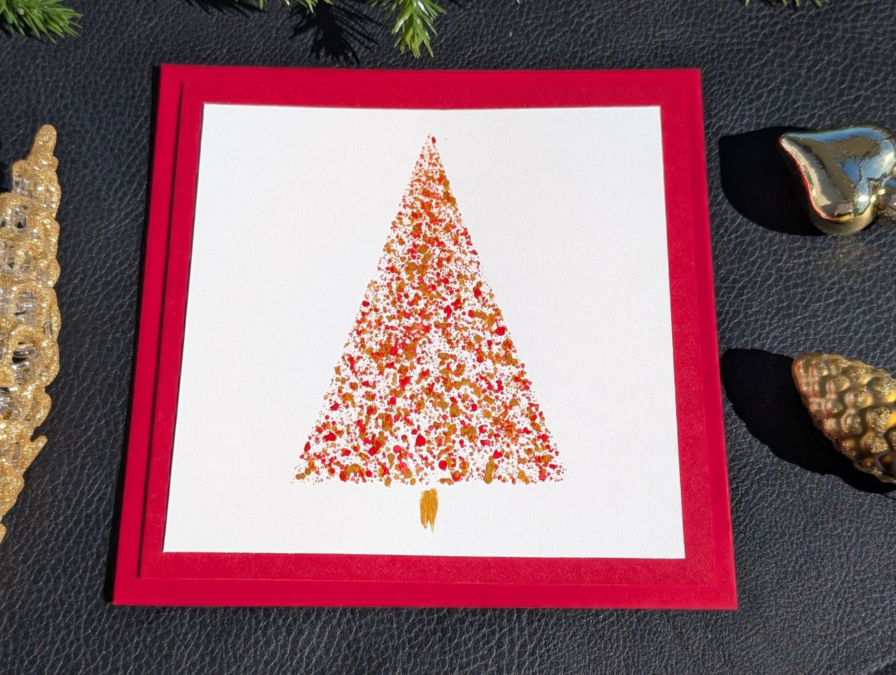 Cartoline: Handgemachte Weihnachtskarte – Nuovo e nell'imballaggio originale da Winterthur venduto da LaVieColor 1