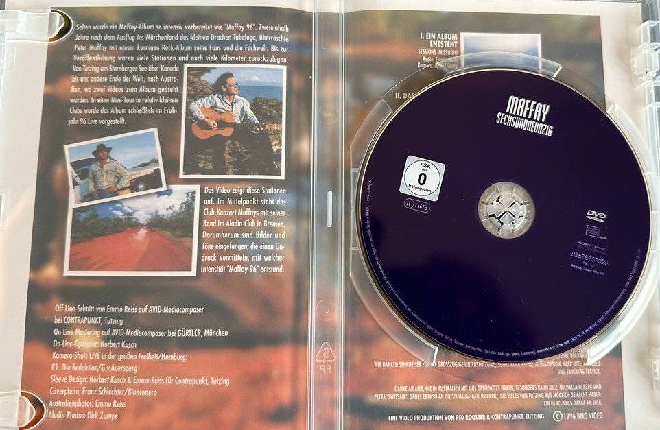 Tutti i DVDs: MAFFAY Sessions im Studio DVD Reprise – Usato da Beringen venduto da Mantafisch1 2