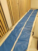 Turnmatte blau weiss gute Grösse 5x1m gebraucht